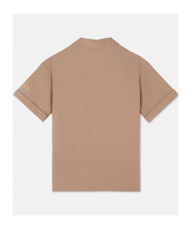 Versace Short-sleeved Shirt In Nude