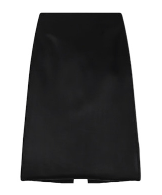 We11 Done Split Skirt In Black