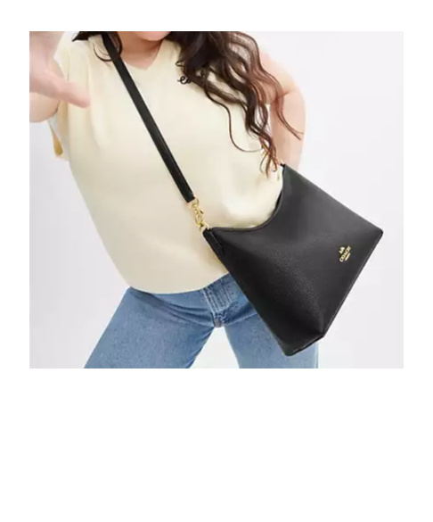 Coach Laurel Shoulder Bag In Black