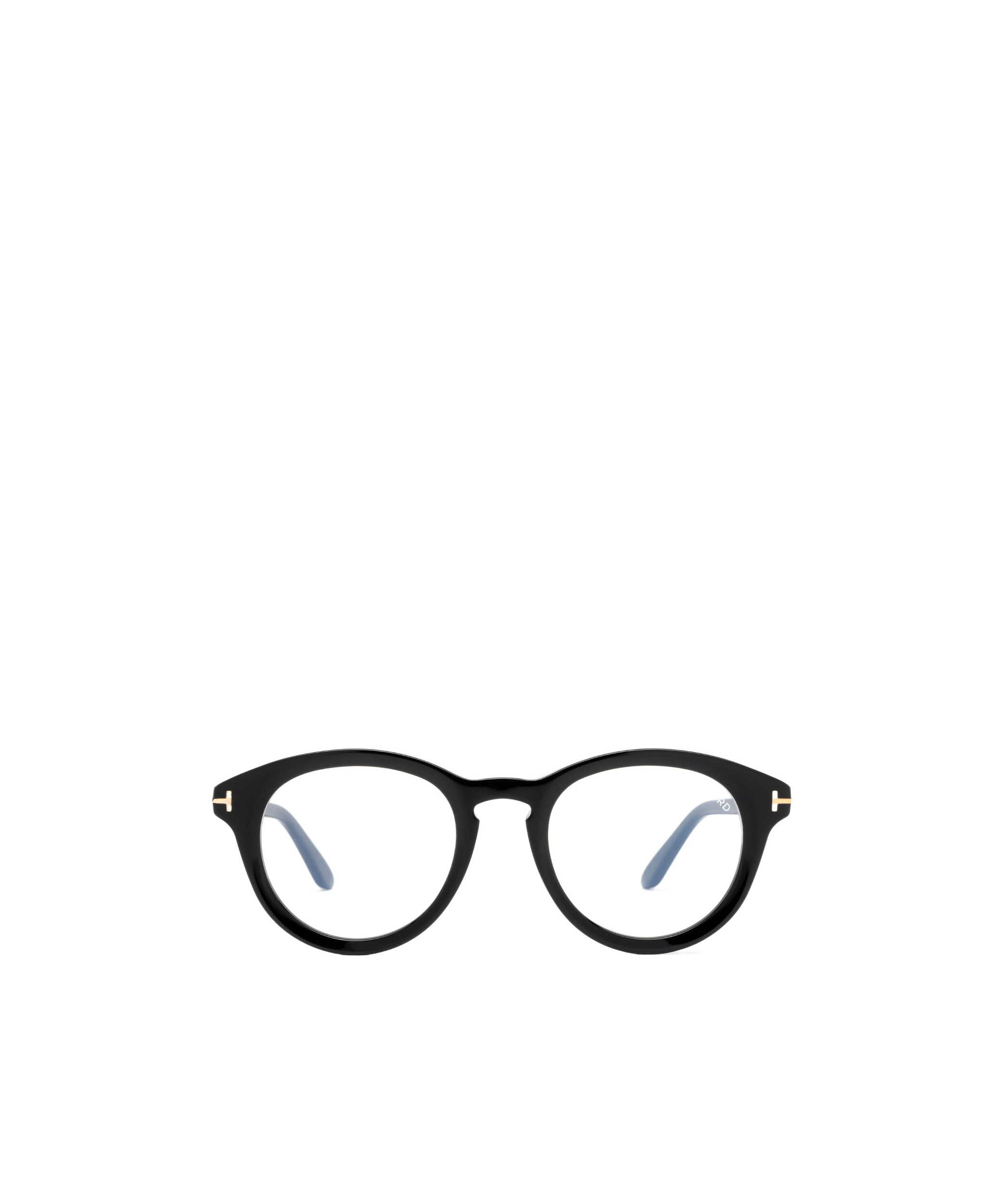Tom Ford Eyewear Round Frame Glasses In Black