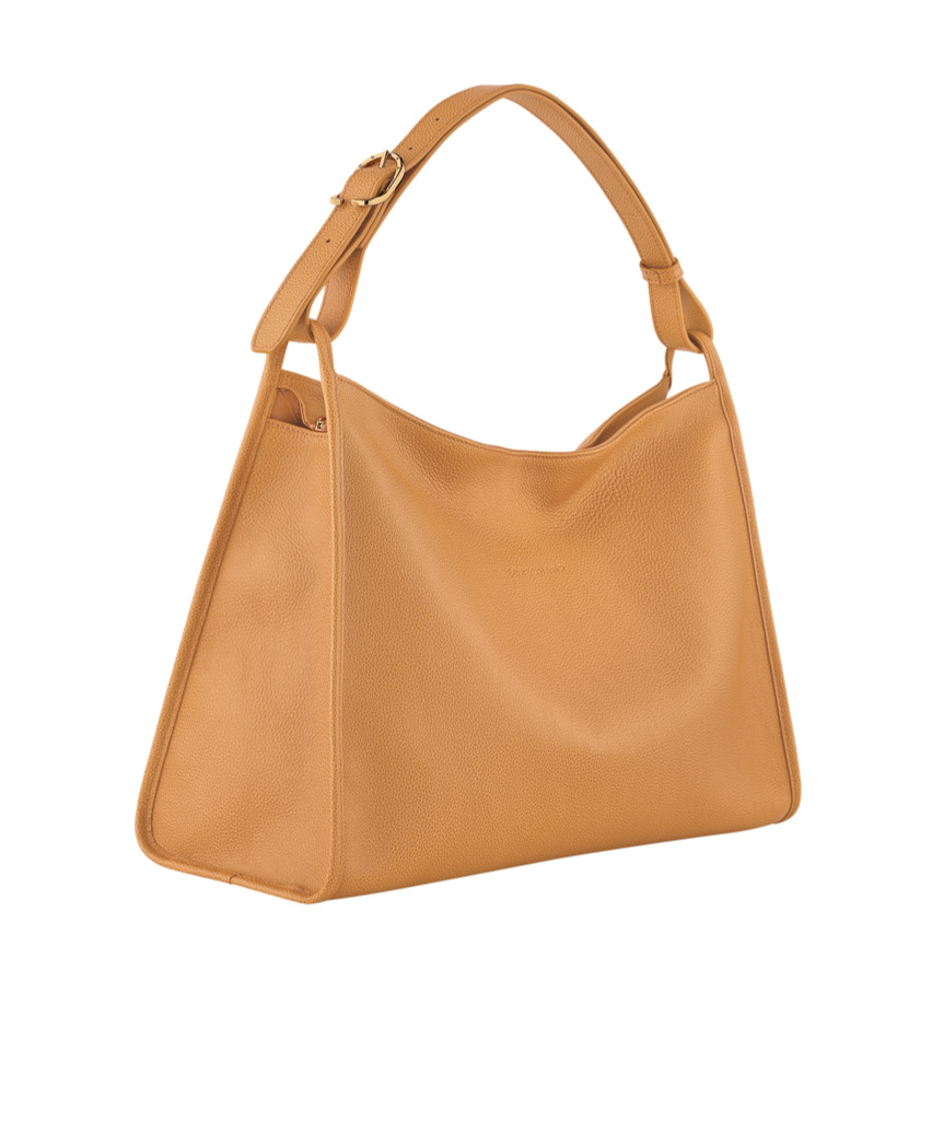 Longchamp Le Foulonné Xl Shoulder Bag In Walnut