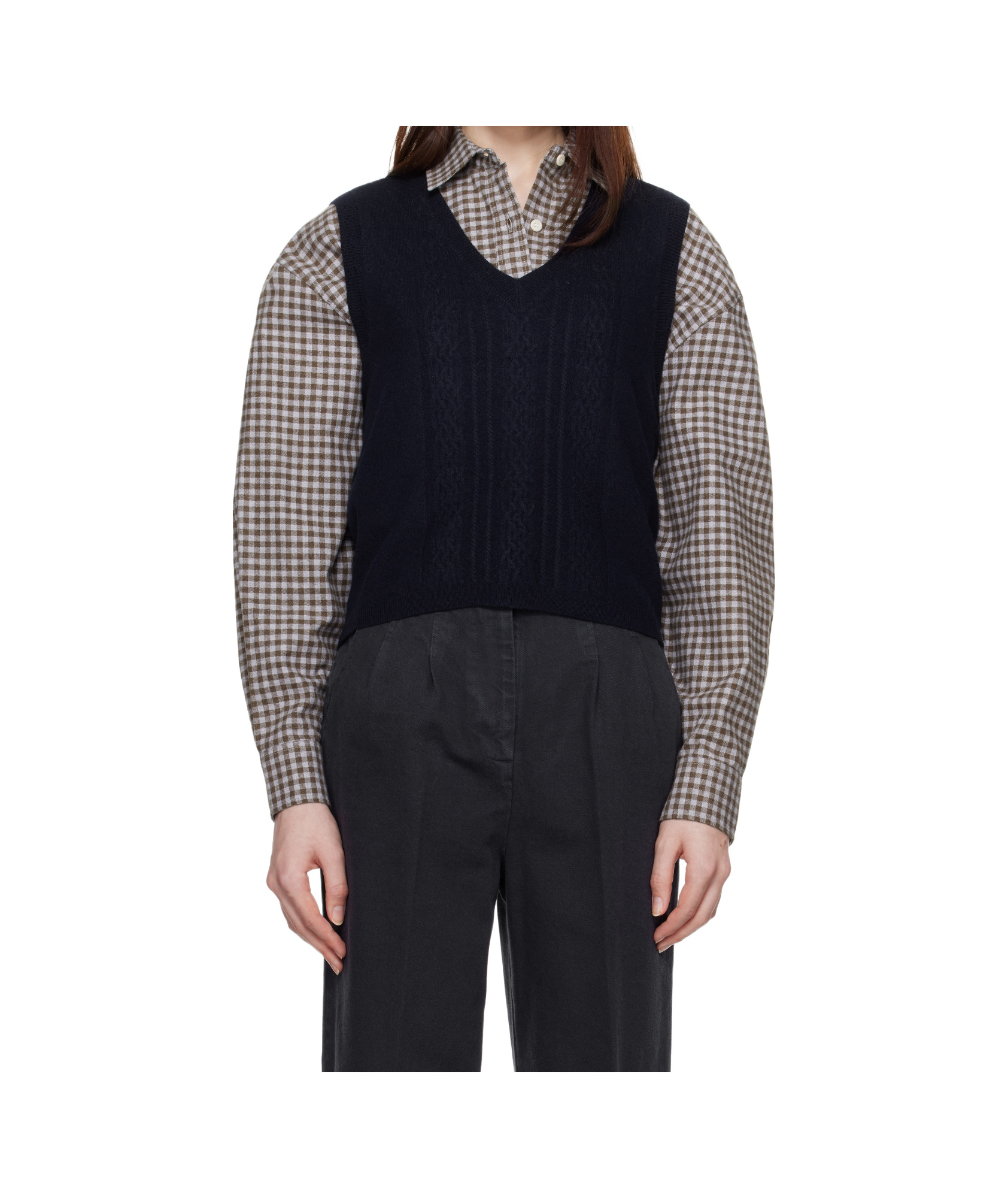 Apc Navy Coco Vest In Black