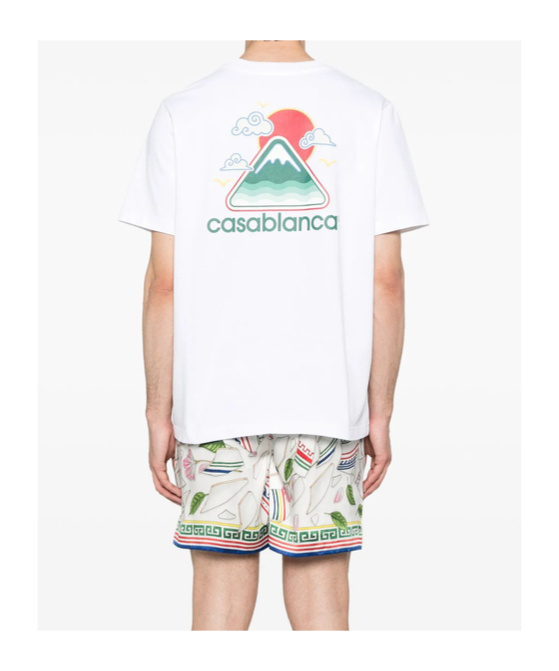 Casablanca Mountains Waves Print T-shirt