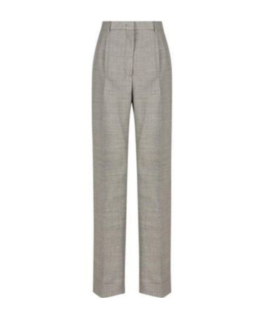 Prada Belt-loop Casual Pants In Gray