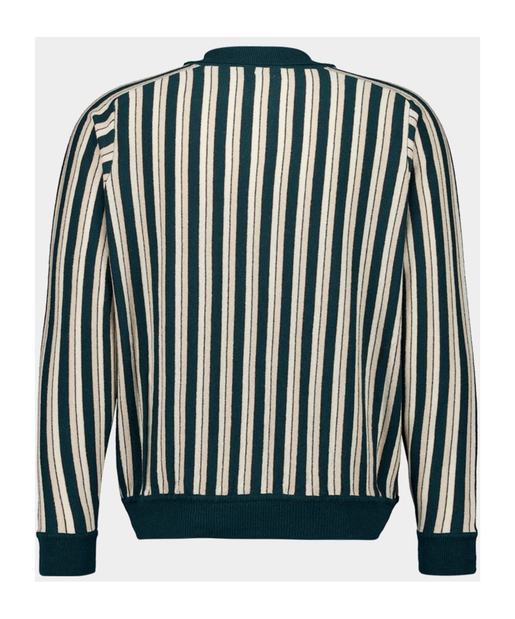 Shop Bode Striped Polo Shirt In Multicolor