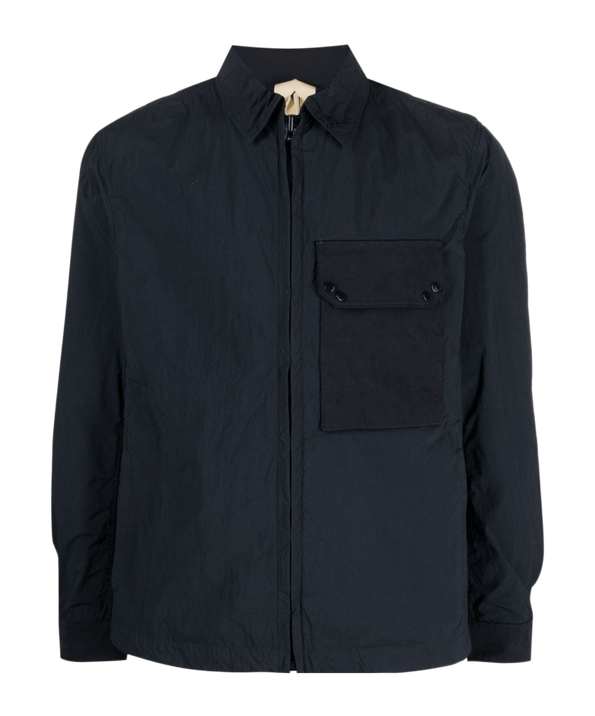 Ten C Long-sleeved Casual Jacket In Black