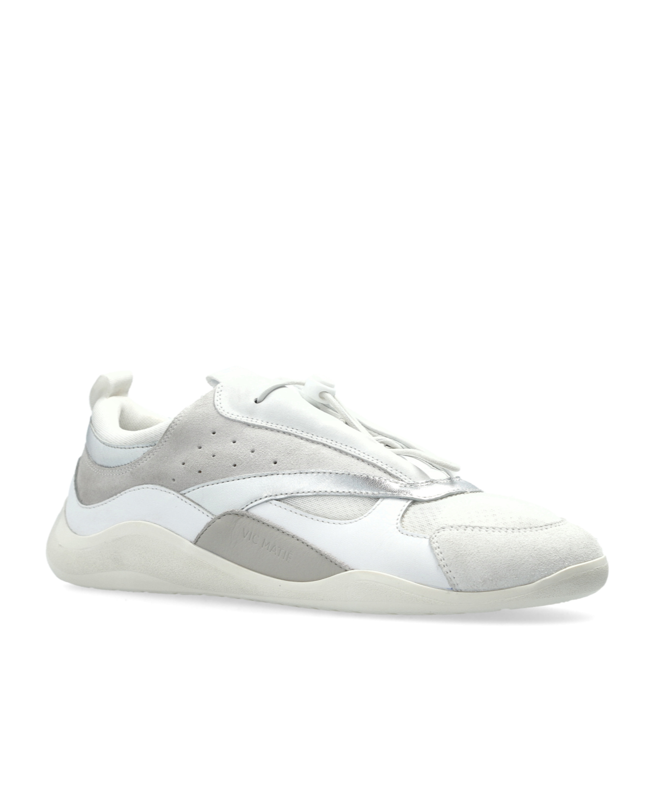 Vic Matie Round Head Low-cut Sneakers In White