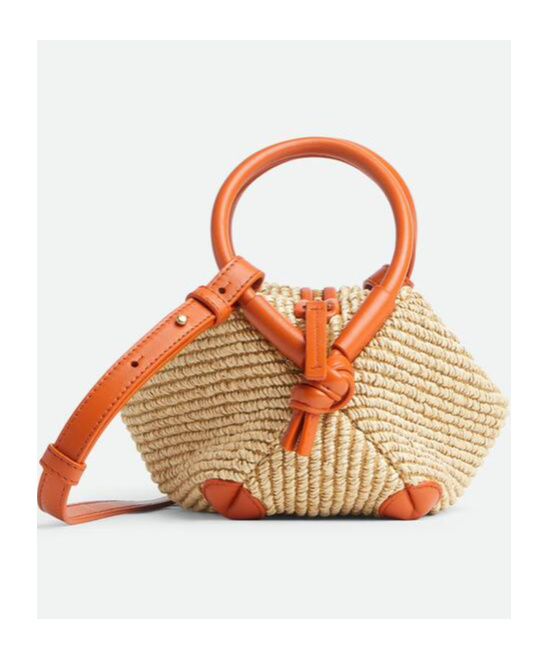 Bottega Veneta Loop Top Handle In Nude
