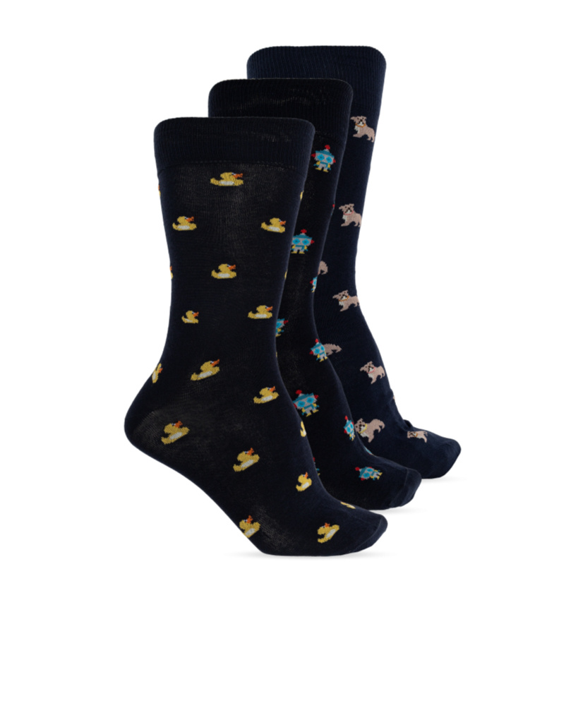 PAUL SMITH MID-CALF SOCK SET (SET OF THREE)