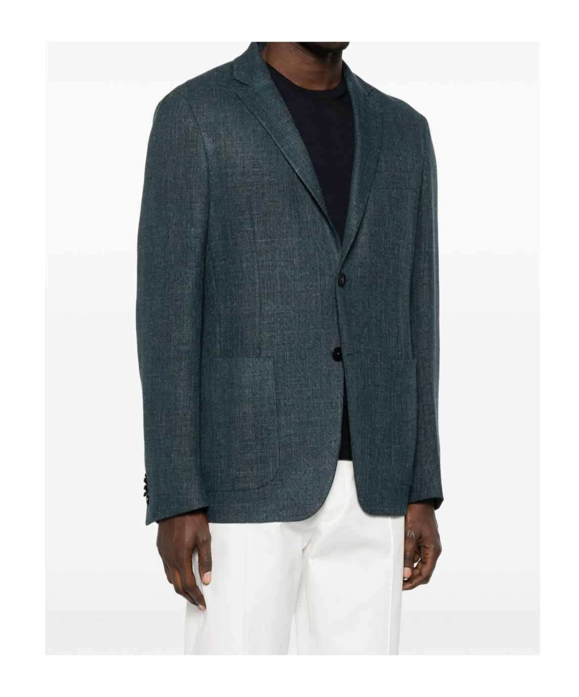 Shop Zegna Button Blazer