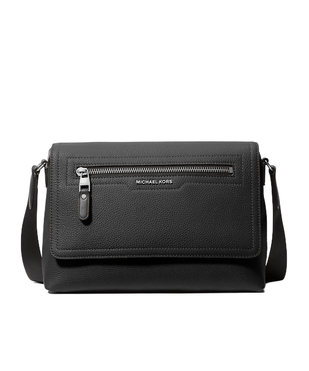 Michael Kors Small Hudson Messenger Bag In Black