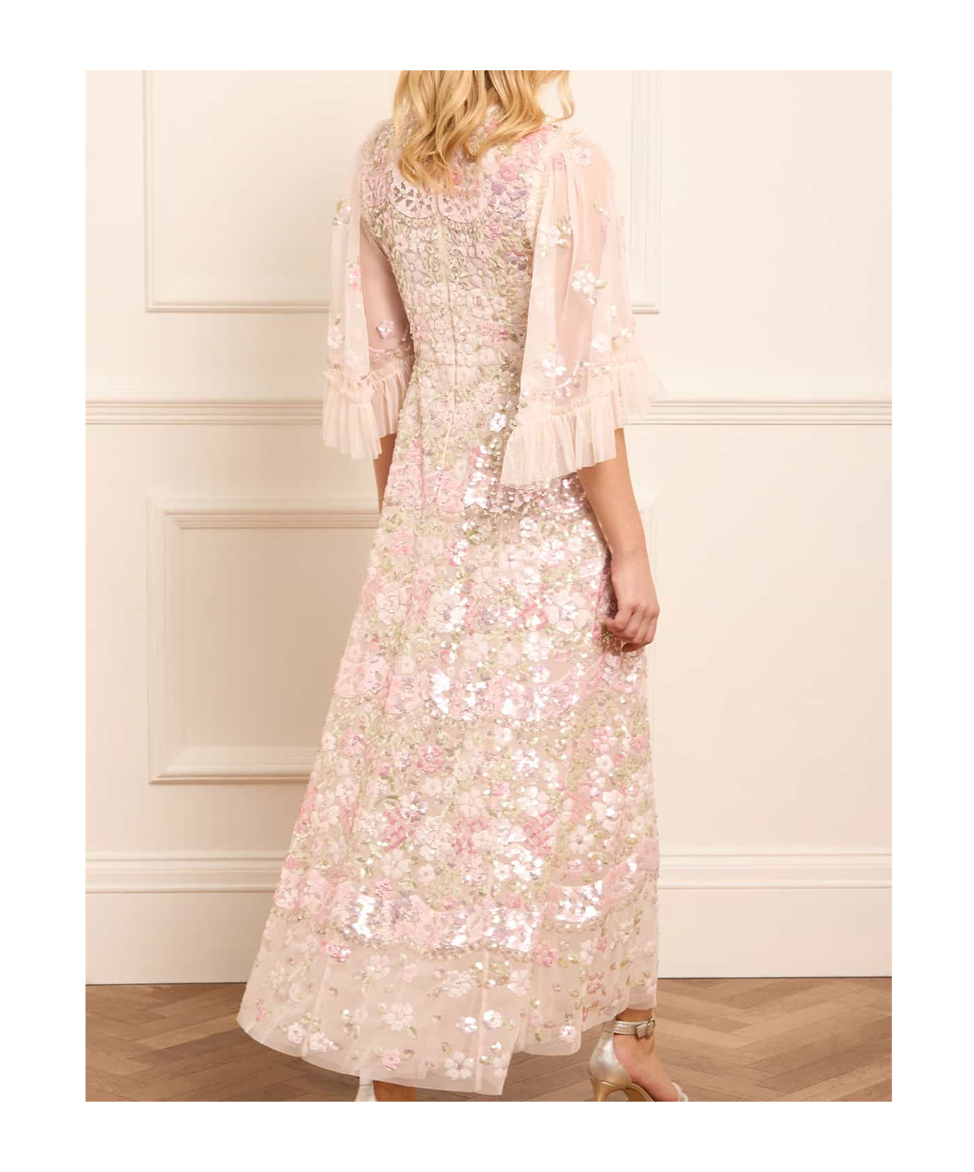 Needle & Thread Garden Delight Gown In White