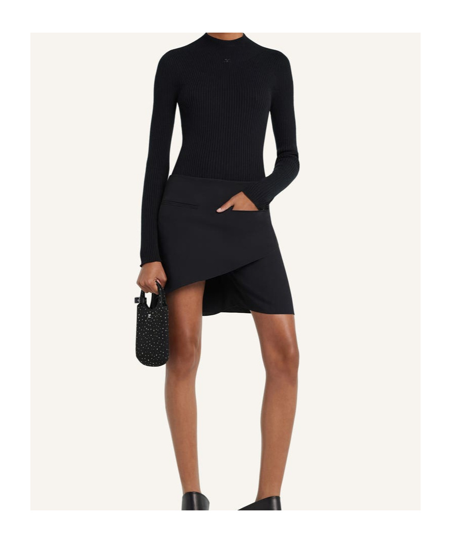 Shop Courrèges Solar Jumper In Black