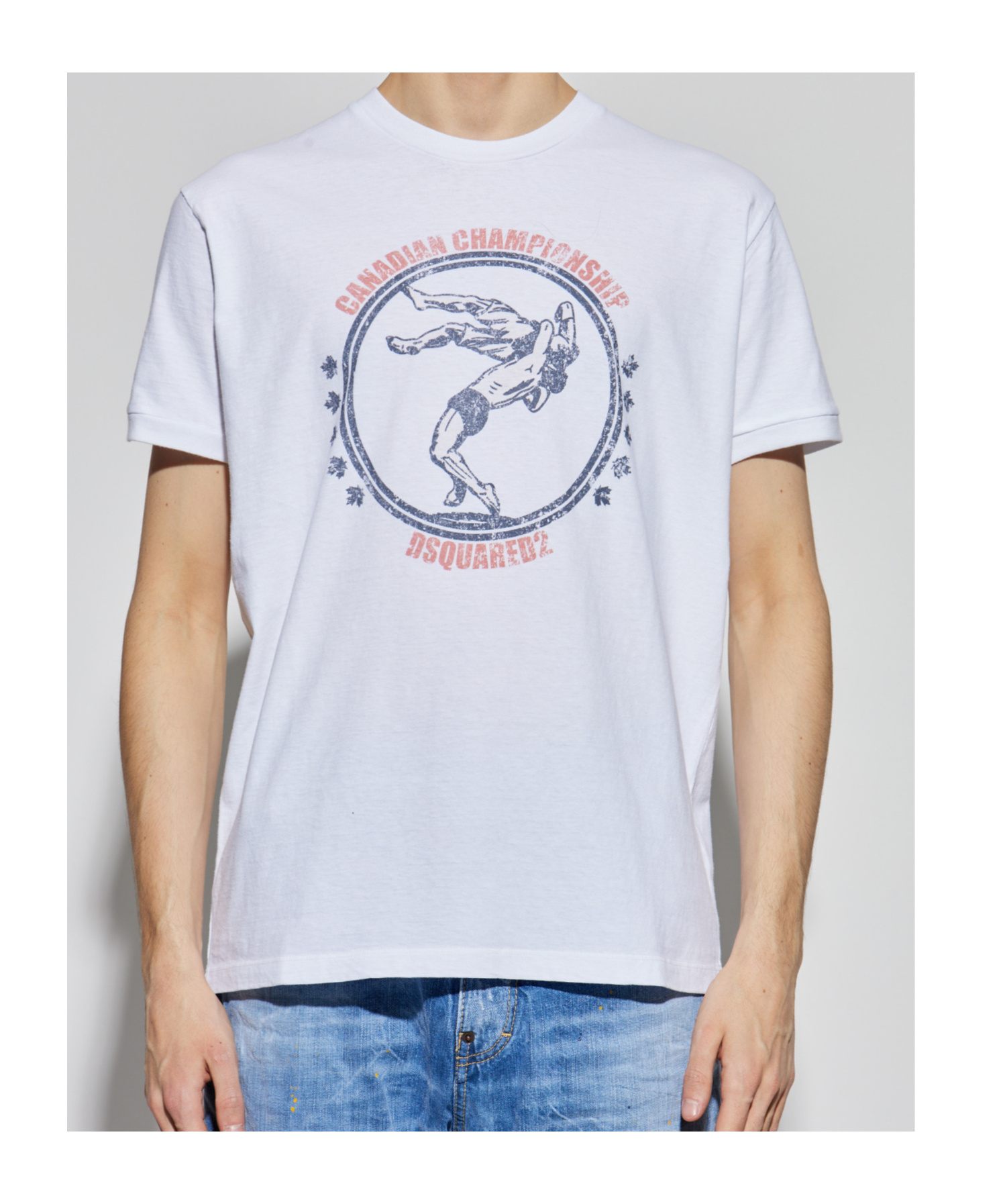Dsquared2 Graphic-print T-shirt In White