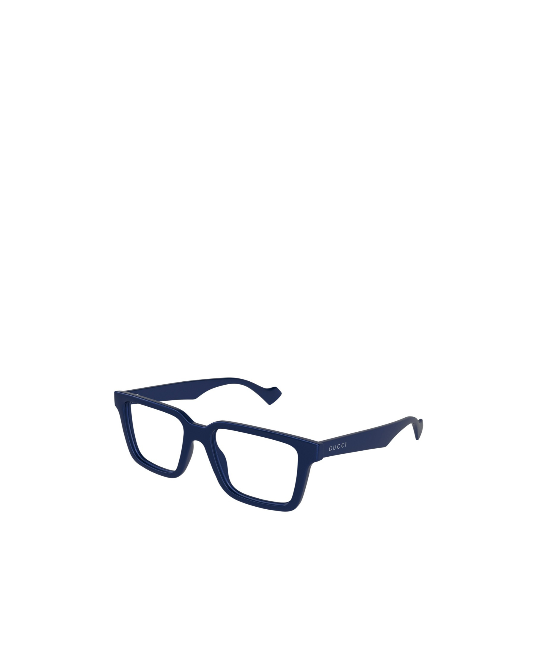 Gucci Rectangle-frame Glasses In Blue