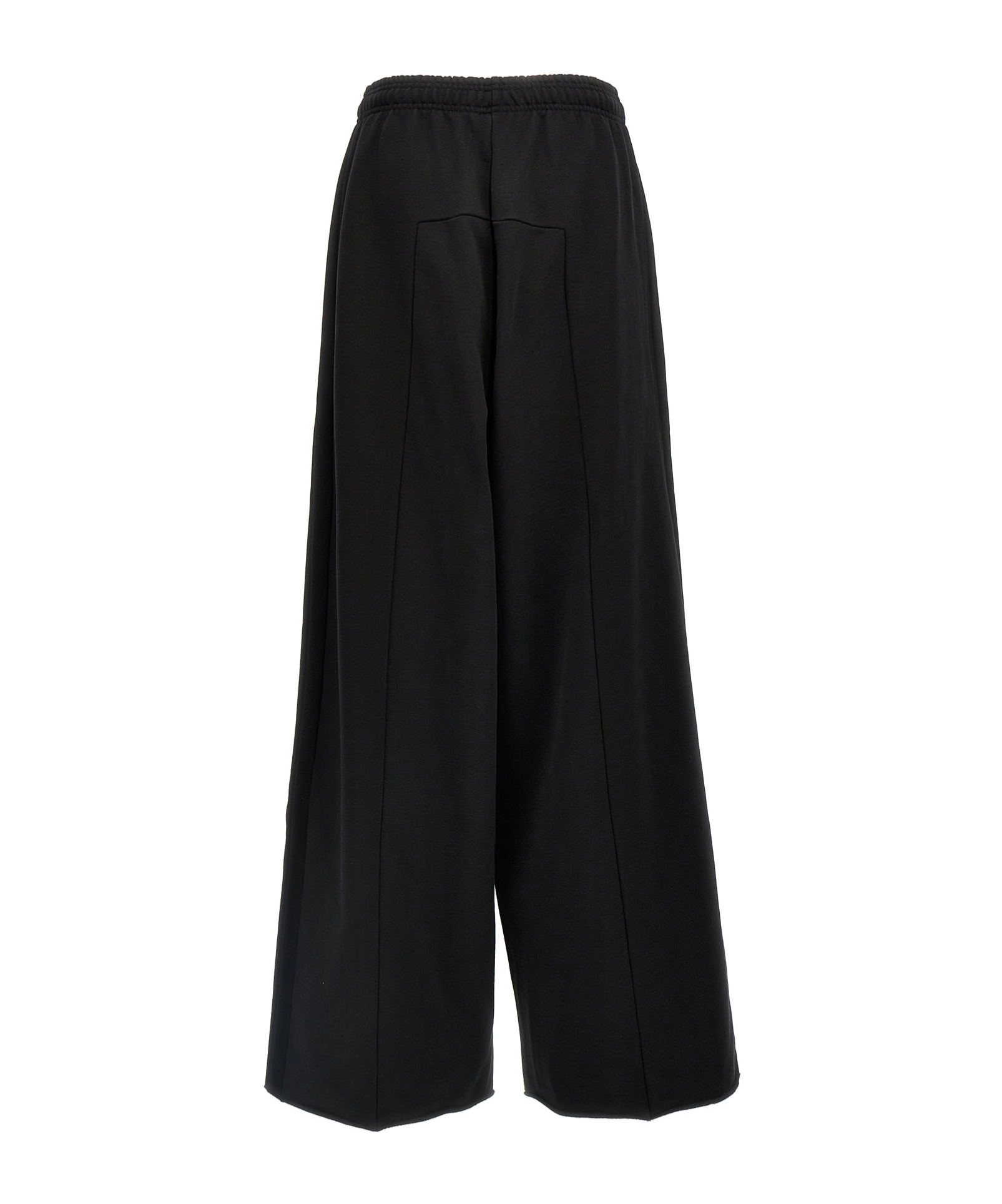 VETEMENTS VETEMENTS LOGO EMBROIDERED WIDE LEG PANTS