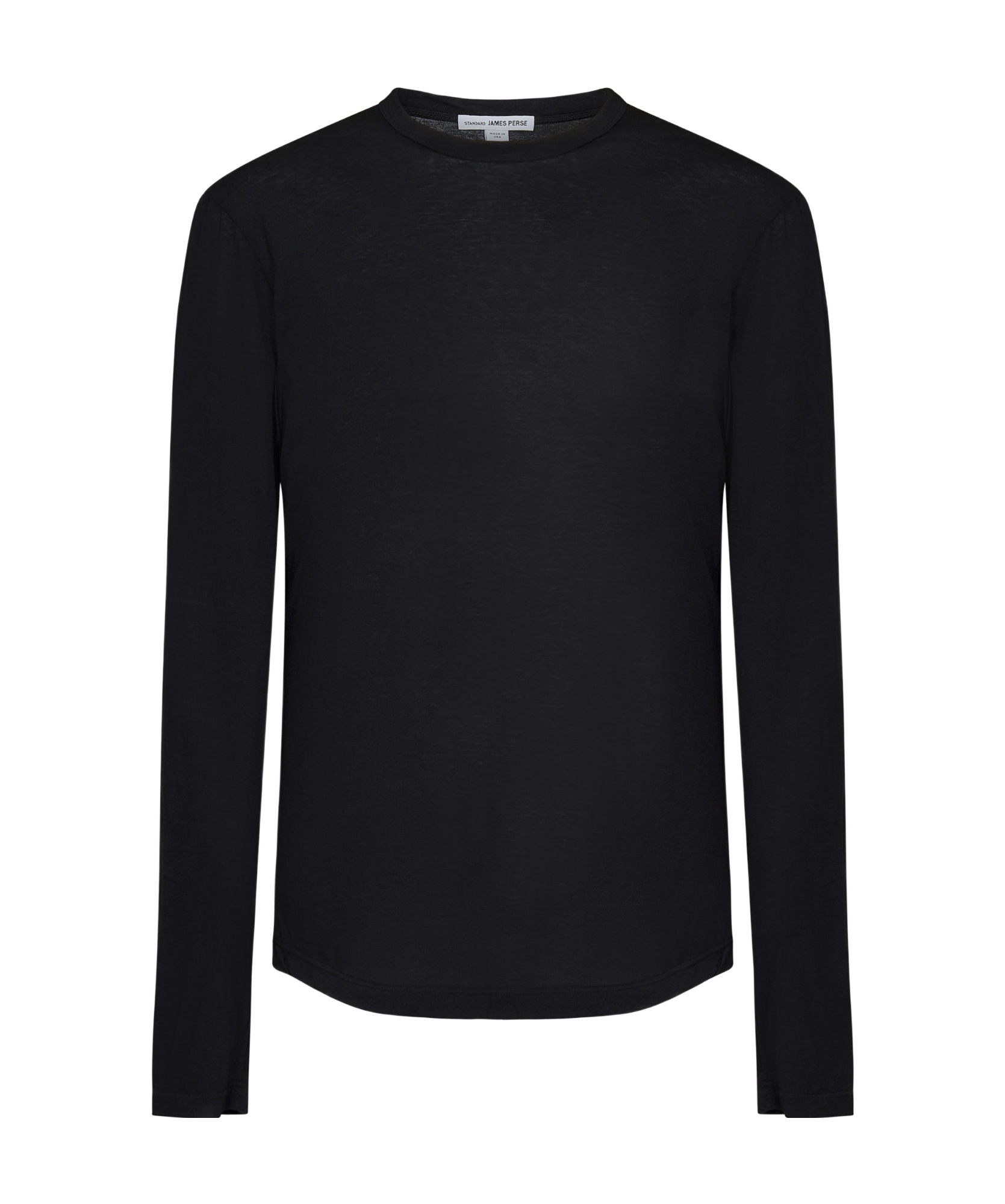 JAMES PERSE JAMES PERSE SHIRTTAIL HEM CREWNECK T-SHIRT 