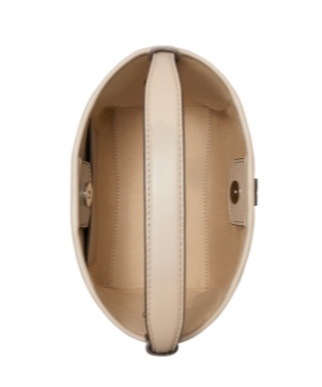 Shop Tory Burch Mcgraw Small Bucket Bag In White