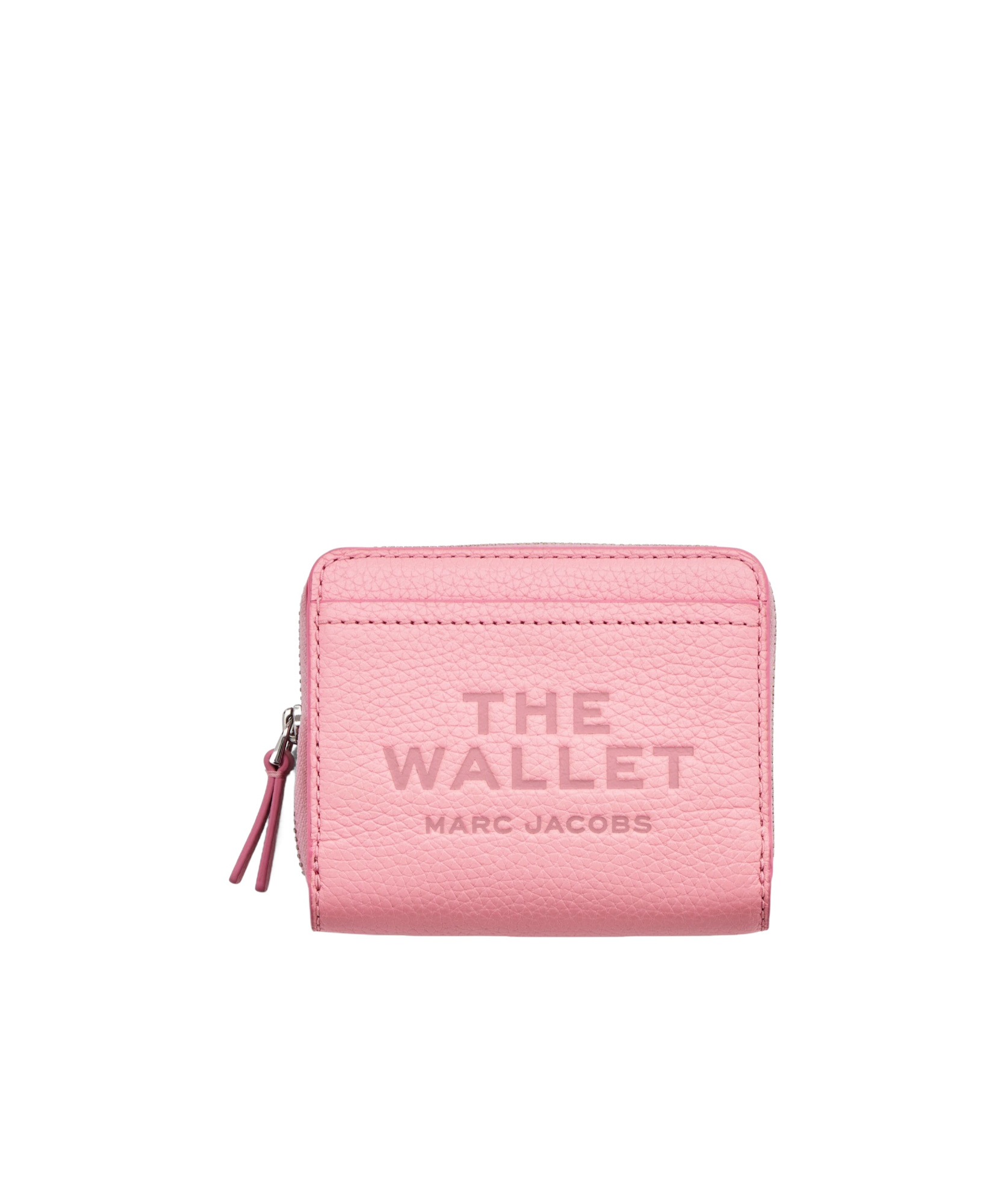 Marc Jacobs The Leather Mini Compact Wallet In Pink
