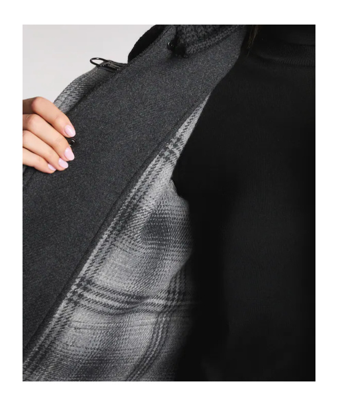 Fay 3 Ganci Wool Jacket In Gray