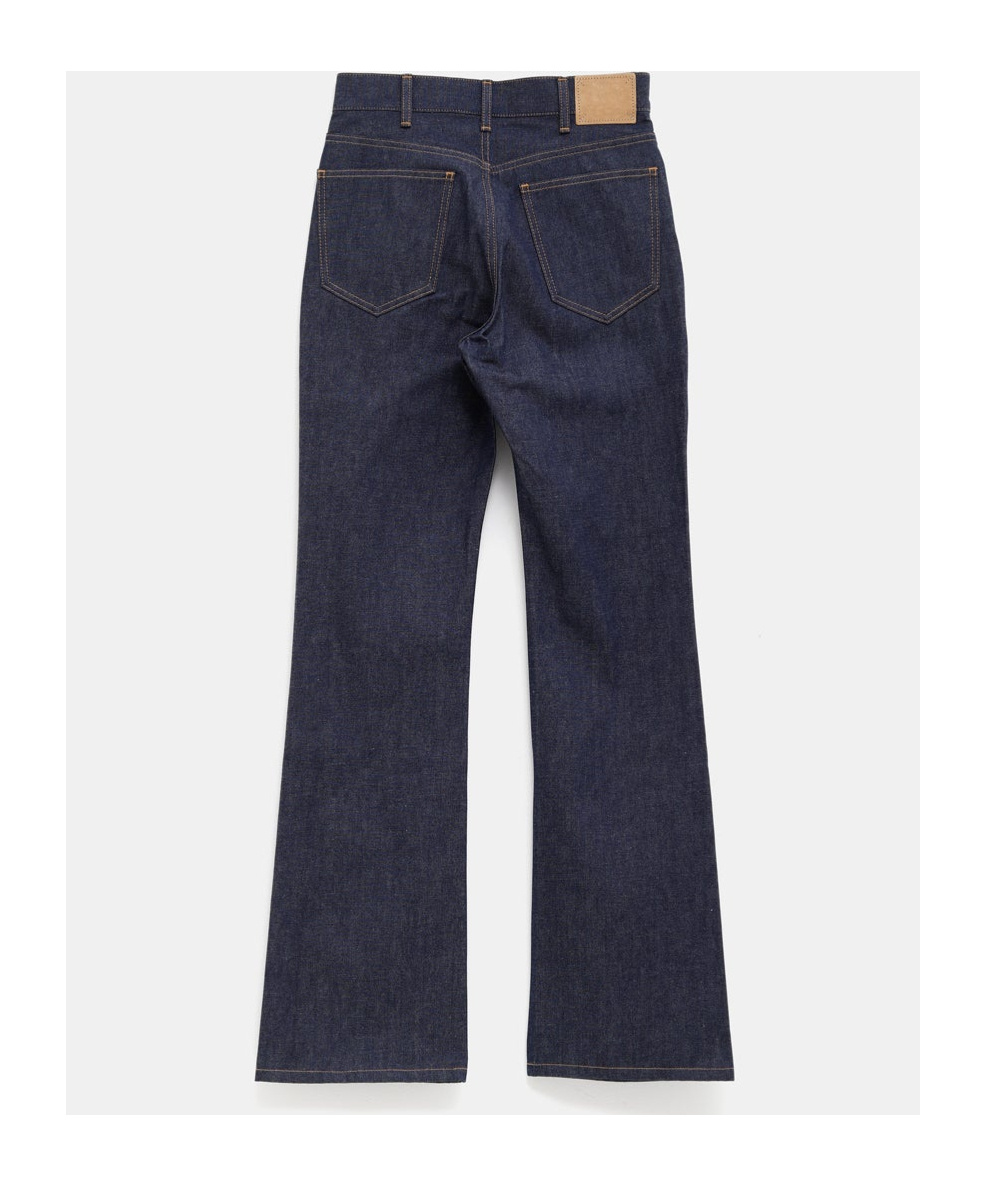 Celine Jeans With Belt Loops In Blue