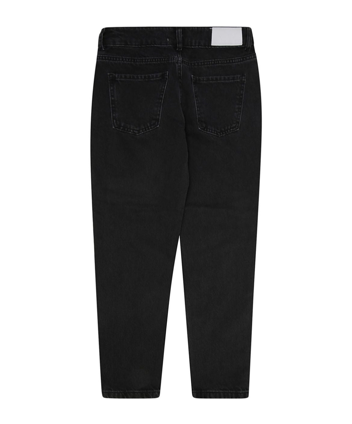 Msgm Belt-loop Jeans In Black