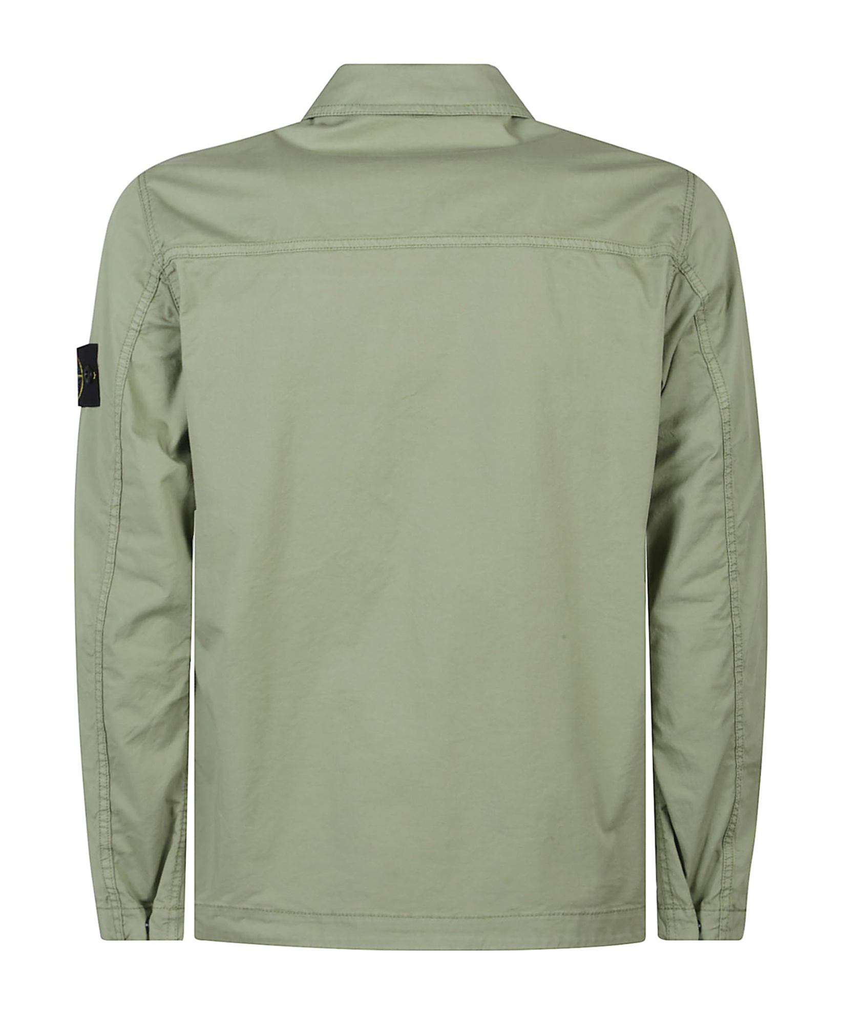 Stone Island Zip-fastening Pocket Jacket In Burgundy
