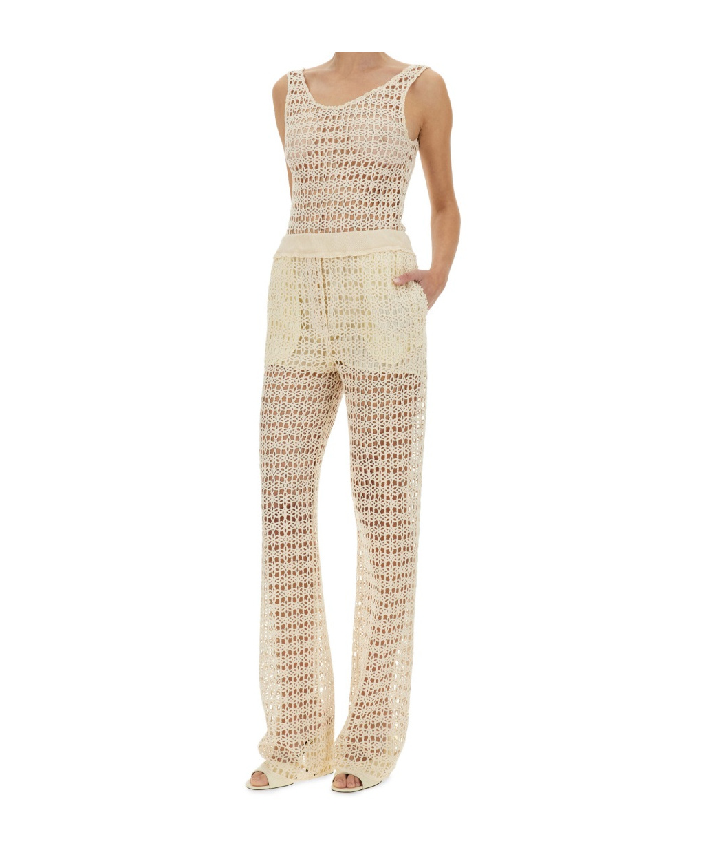 ALYSI CREW NECK BODYSUIT