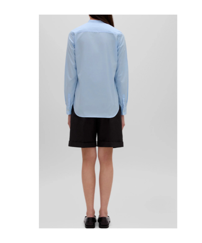 Aspesi Crew Neck Shirt In Blue