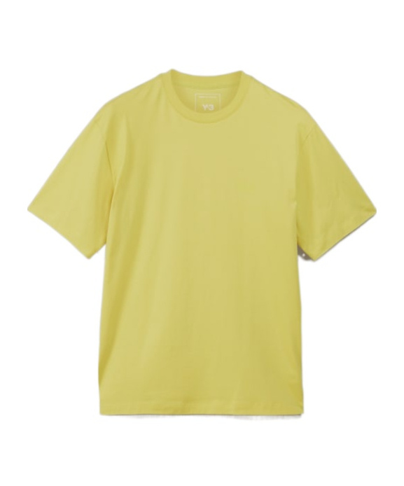 Y-3 Regular Short Sleeve Tee In Yellow