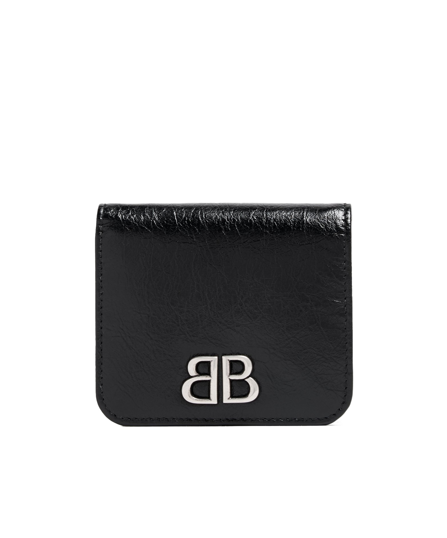 Balenciaga Snap Wallet In Black