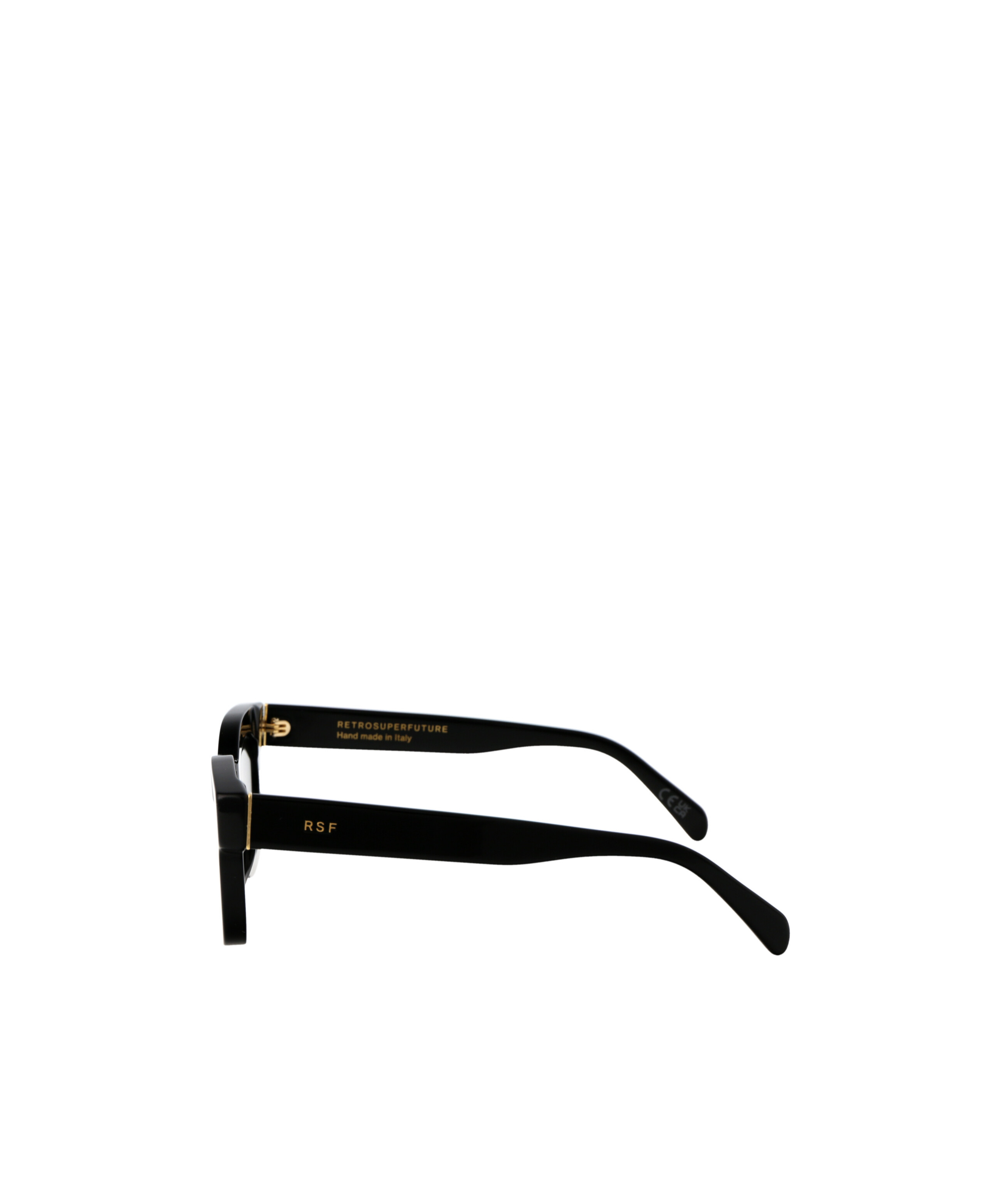 Retrosuperfuture Round-frame Sunglasses In Black