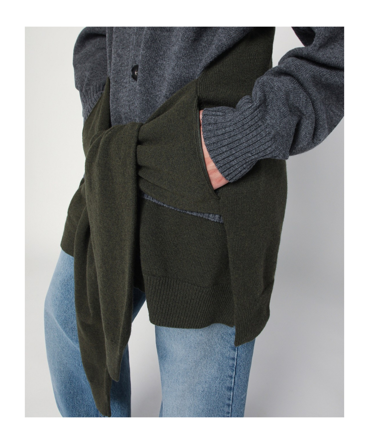 Stella Mccartney Cardigan With Crossed Sleeves