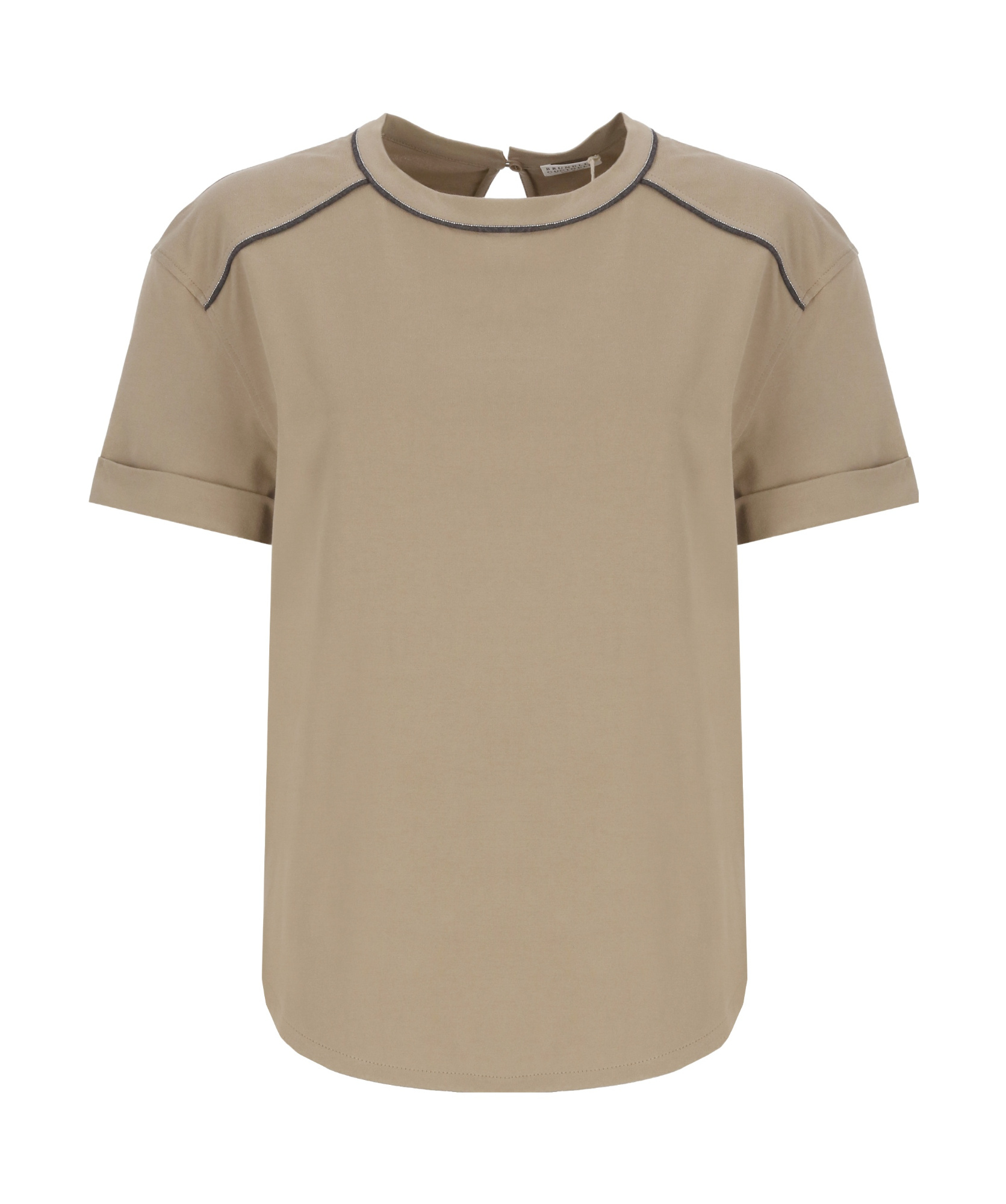 Brunello Cucinelli Item O-neck Short-sleeved T-shirt In Nude
