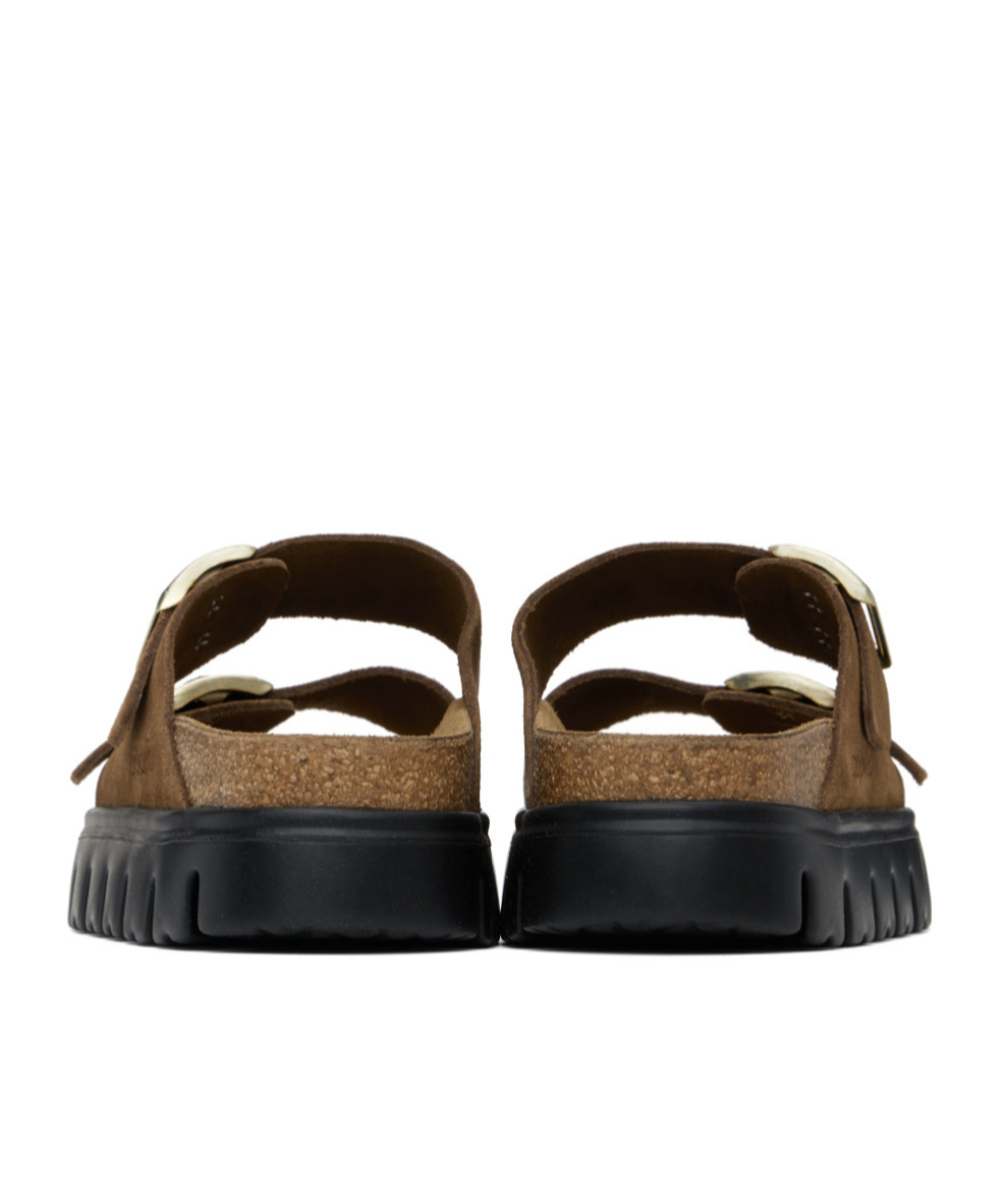 Birkenstock Open-toed Slippers In Green
