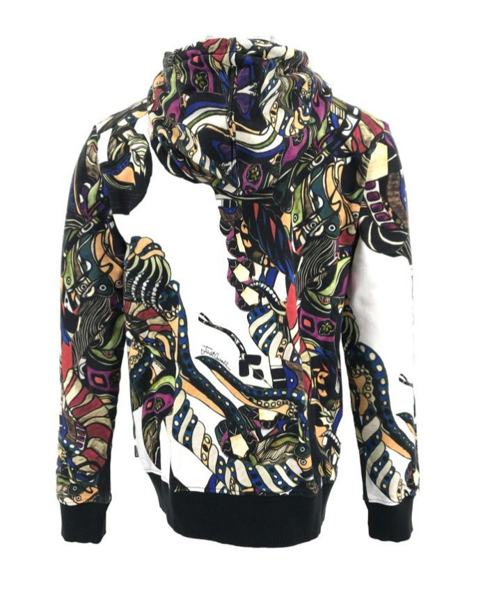 Just Cavalli Long-sleeved Casual Jacket In Black