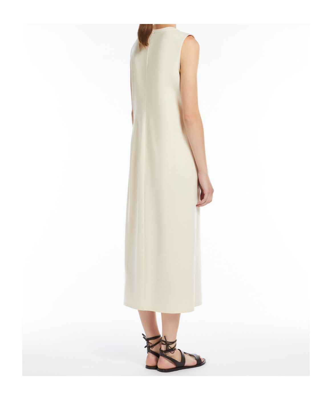 Weekend Max Mara Sleeveless Dress In White