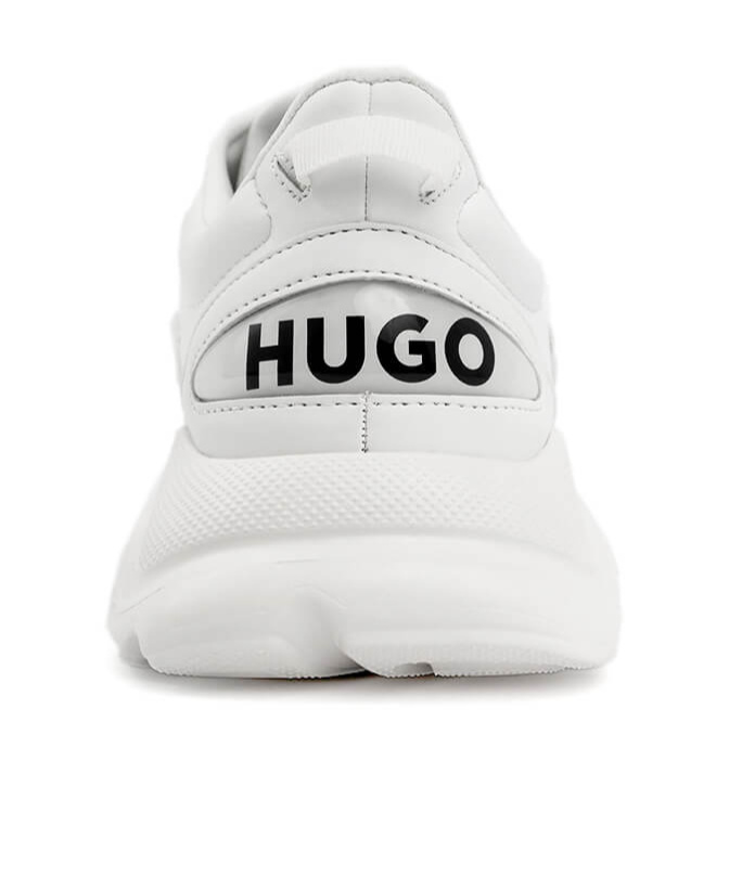 Hugo Boss Laced Sneakers In White