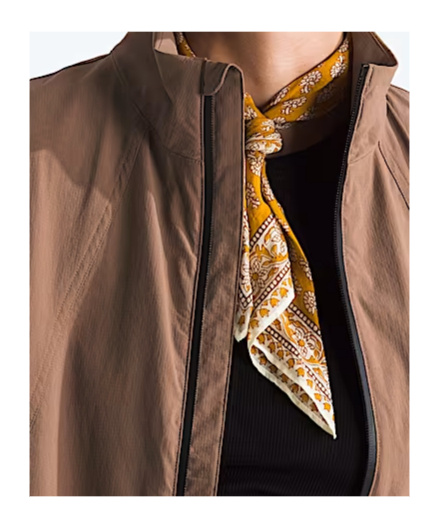Shop The North Face Womens North Dome Wind Jacket In Latte