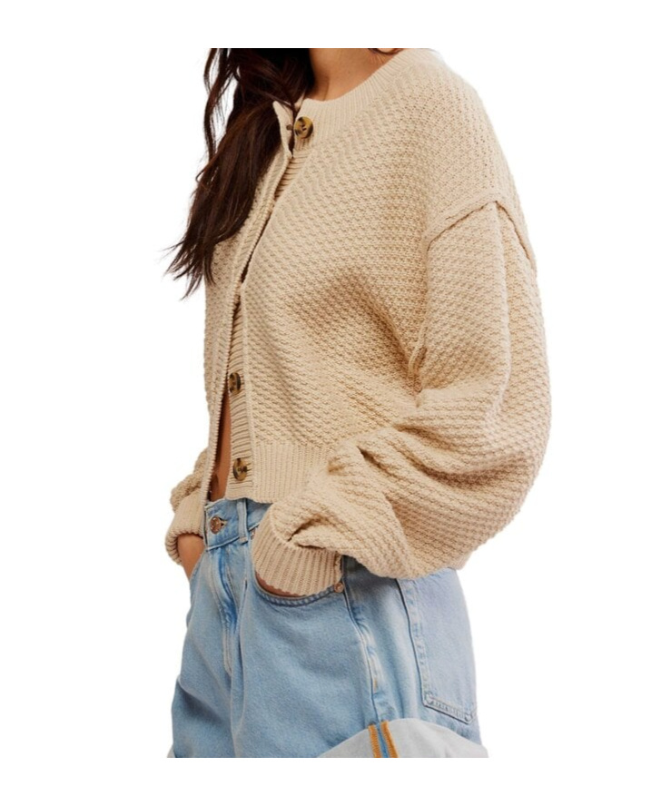 Free People Long-sleeved Sweater In Brown