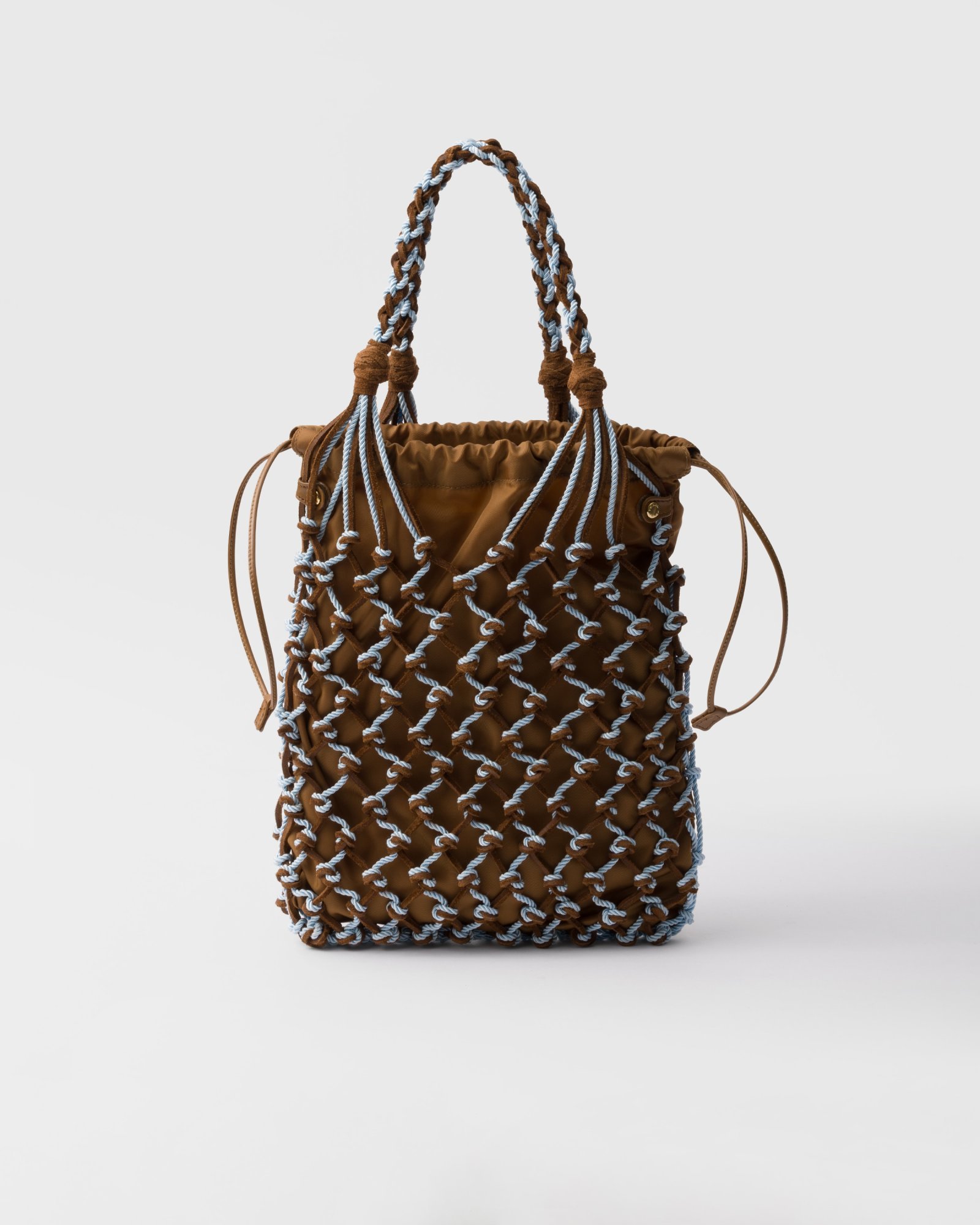 Prada Small Macramé Tote Bag