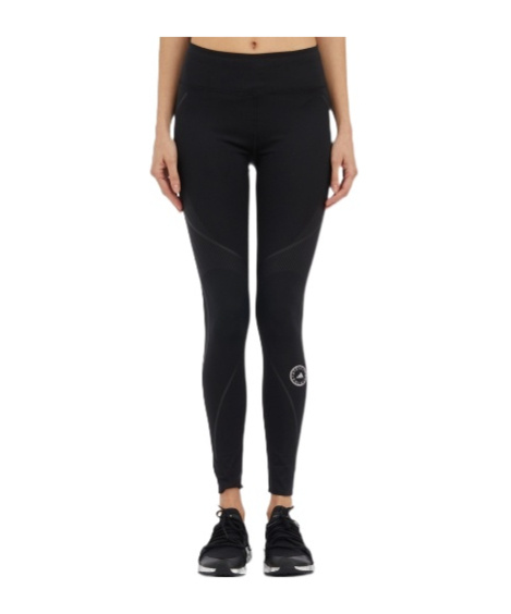 Shop Adidas By Stella Mccartney Asmc Stripe-detail Leggings In Black