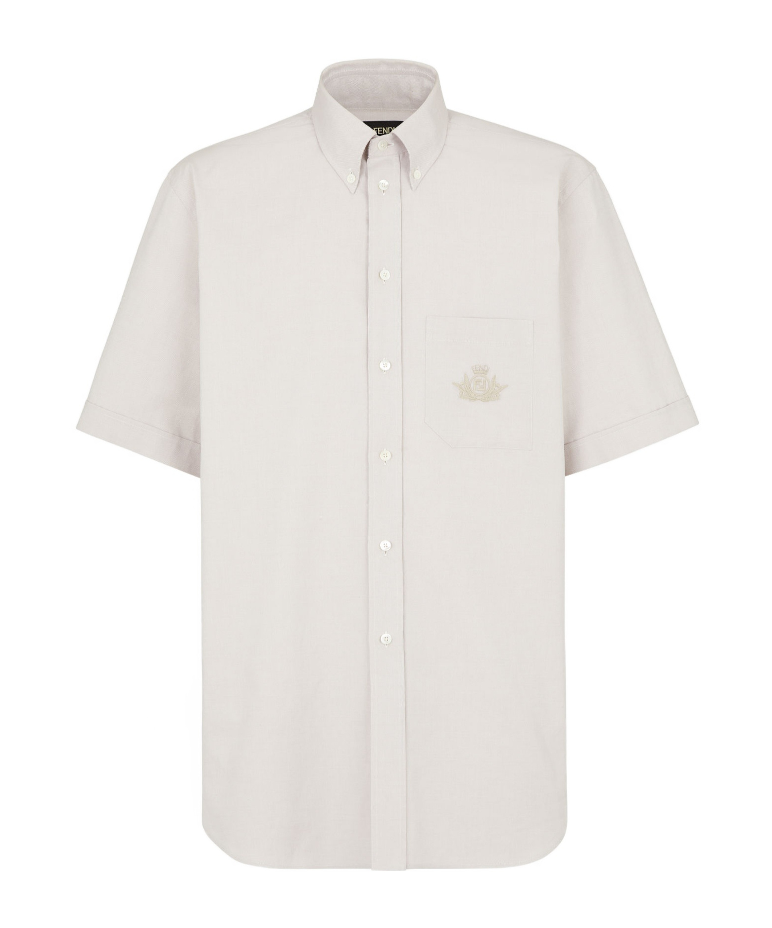 Fendi Short-sleeve Shirt In White