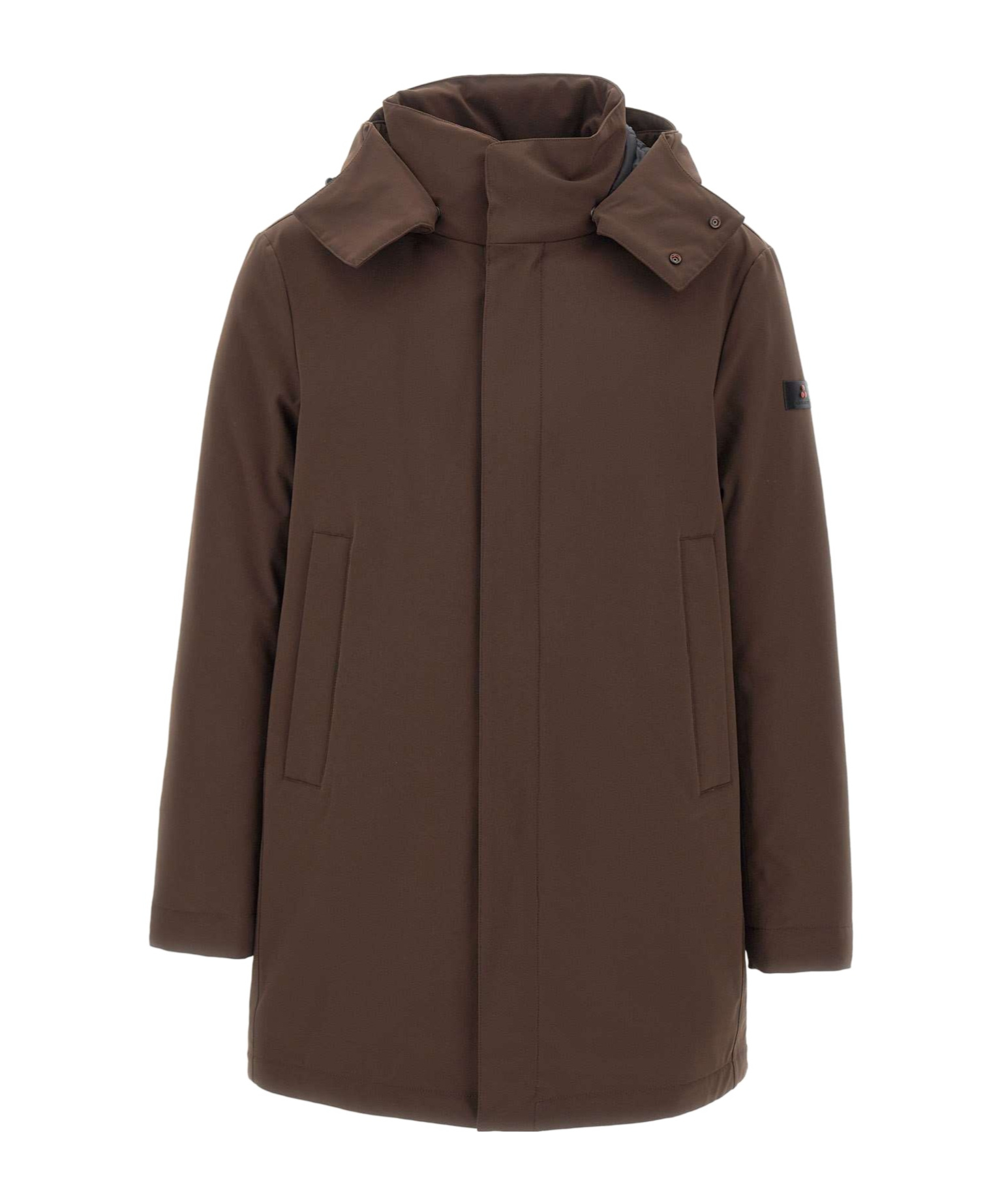 Peuterey Recycled Fabric Performance Coat In Brown
