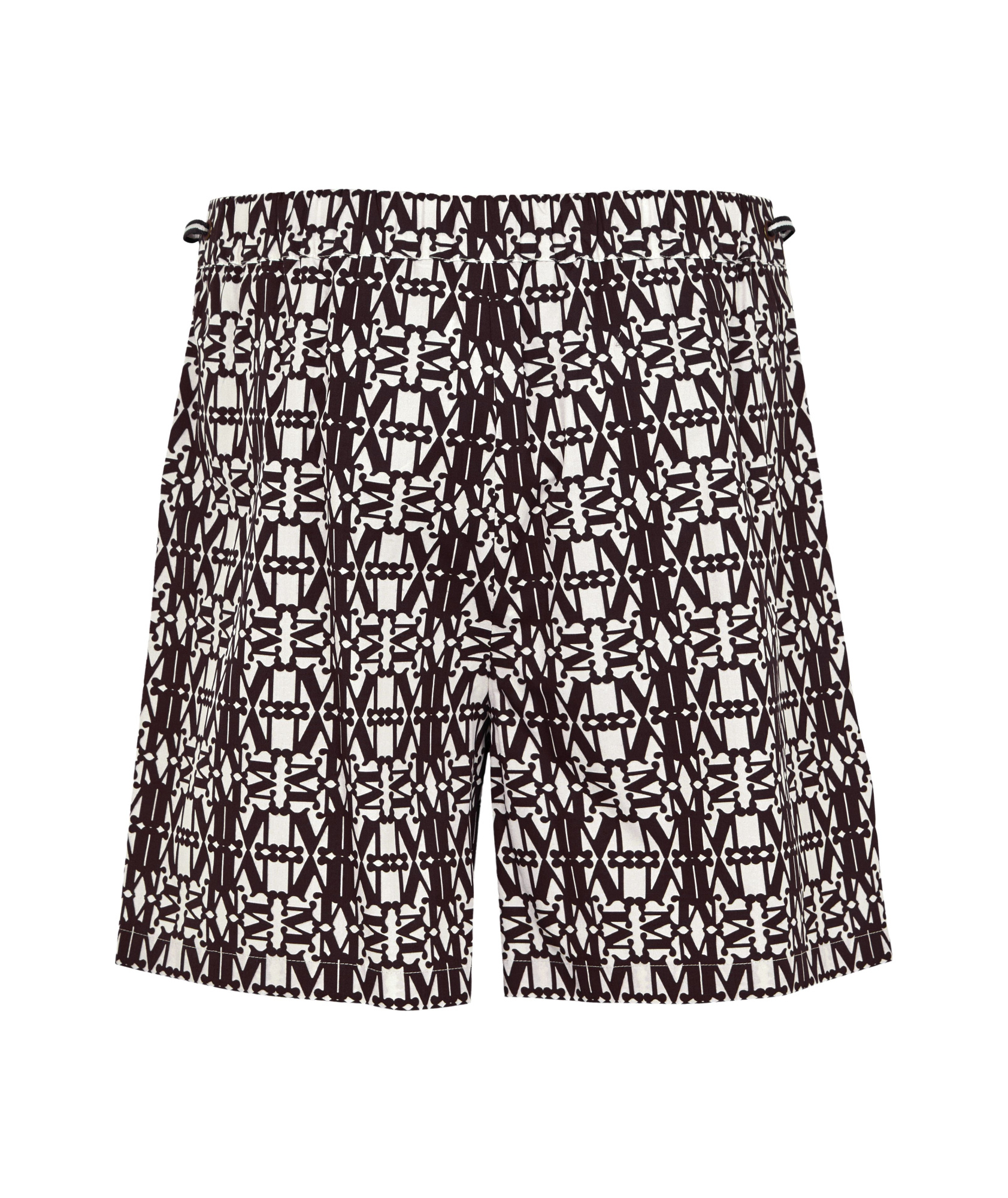 Shop Max Mara Printed Shorts In Black