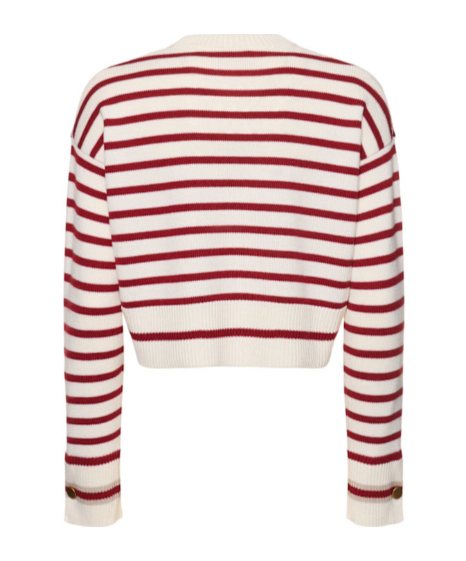 Max Mara Dorotea Striped Virgin Wool Sweater