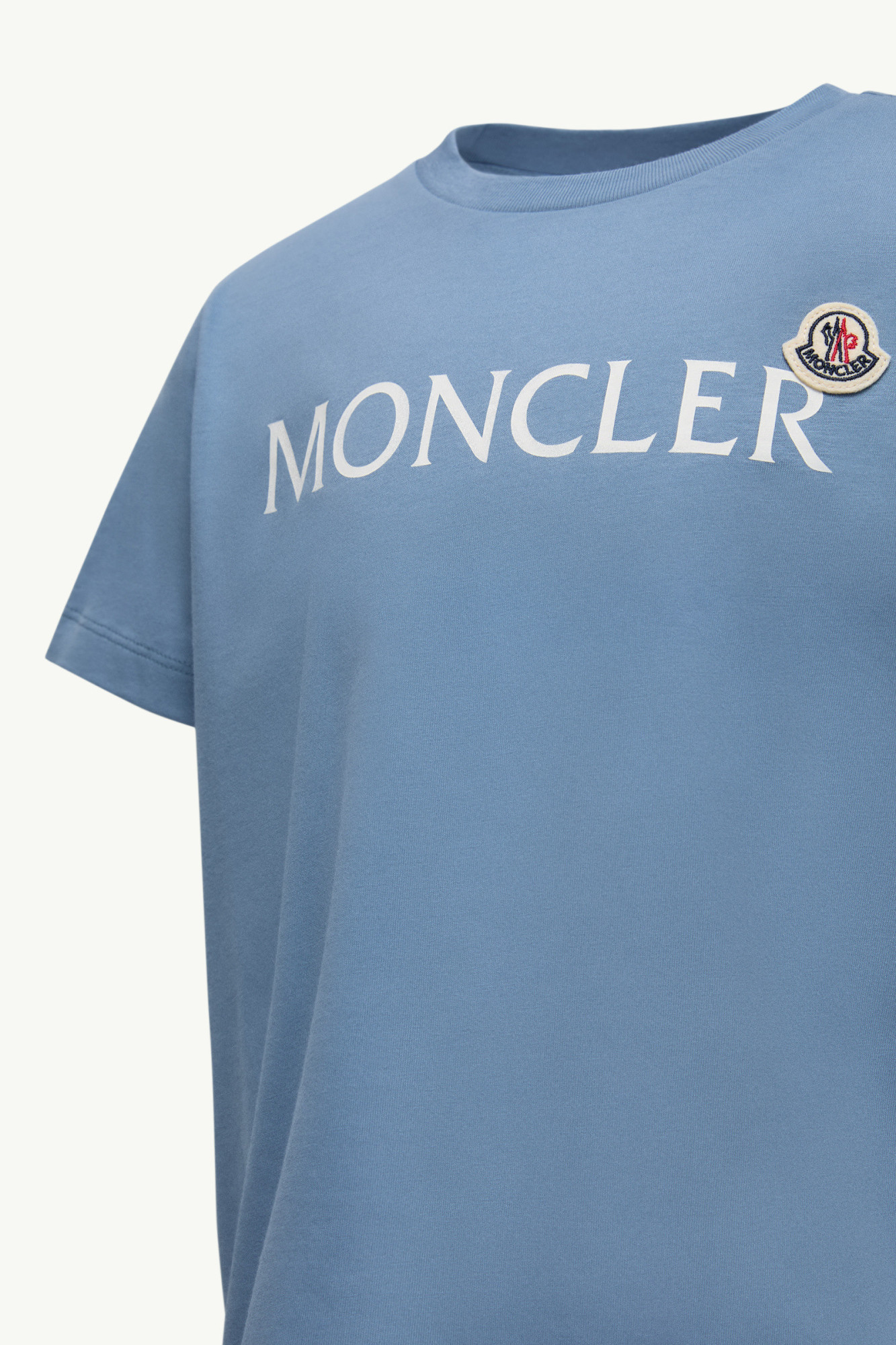 Moncler Short-sleeved T-shirt In Blue