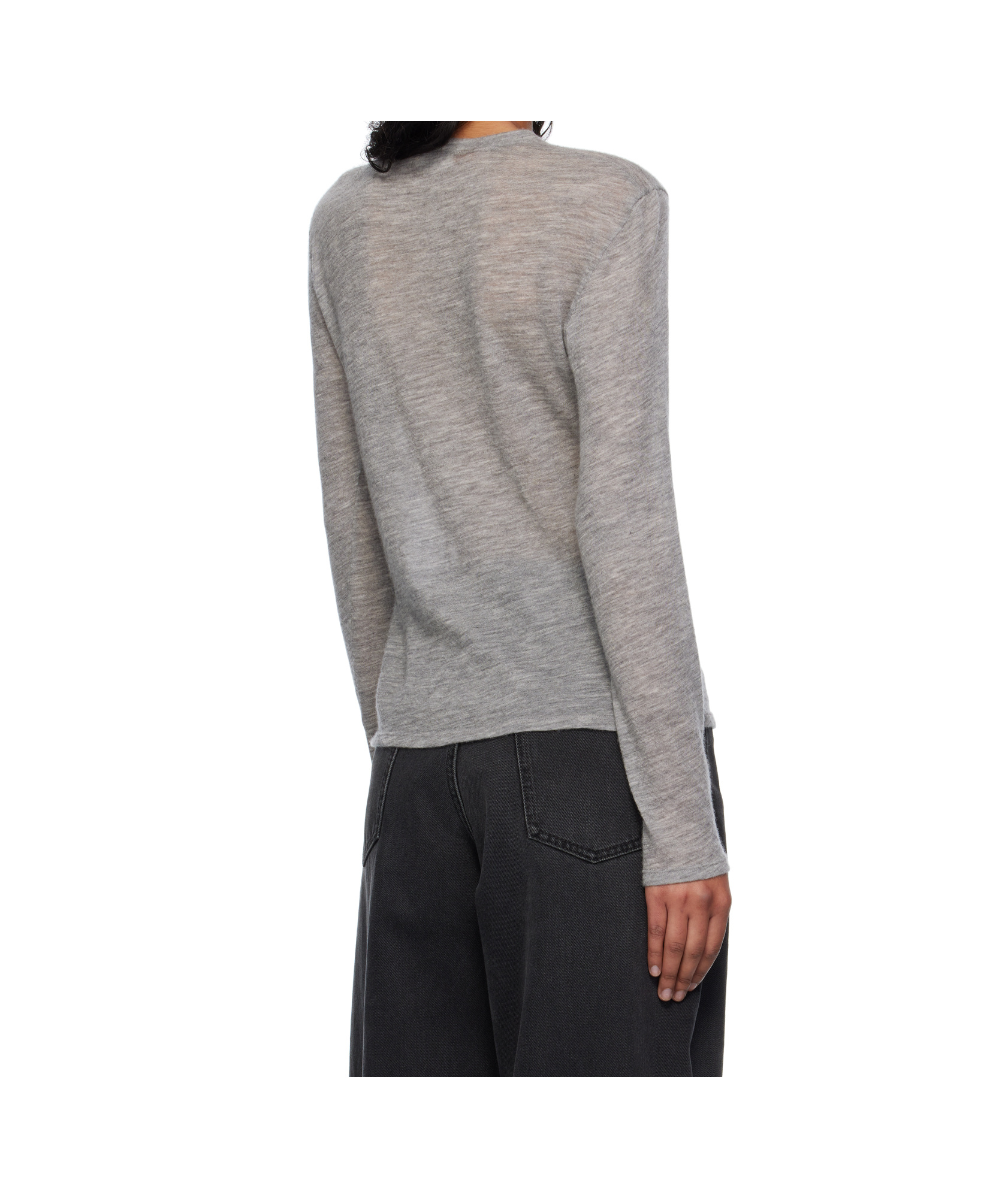 The Row Long-sleeved Sweater In Gray