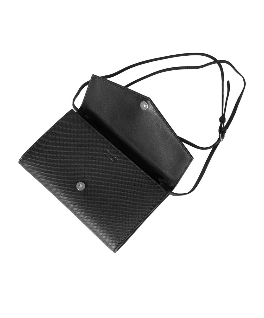 The Row Logo Shoulder Bag In Black