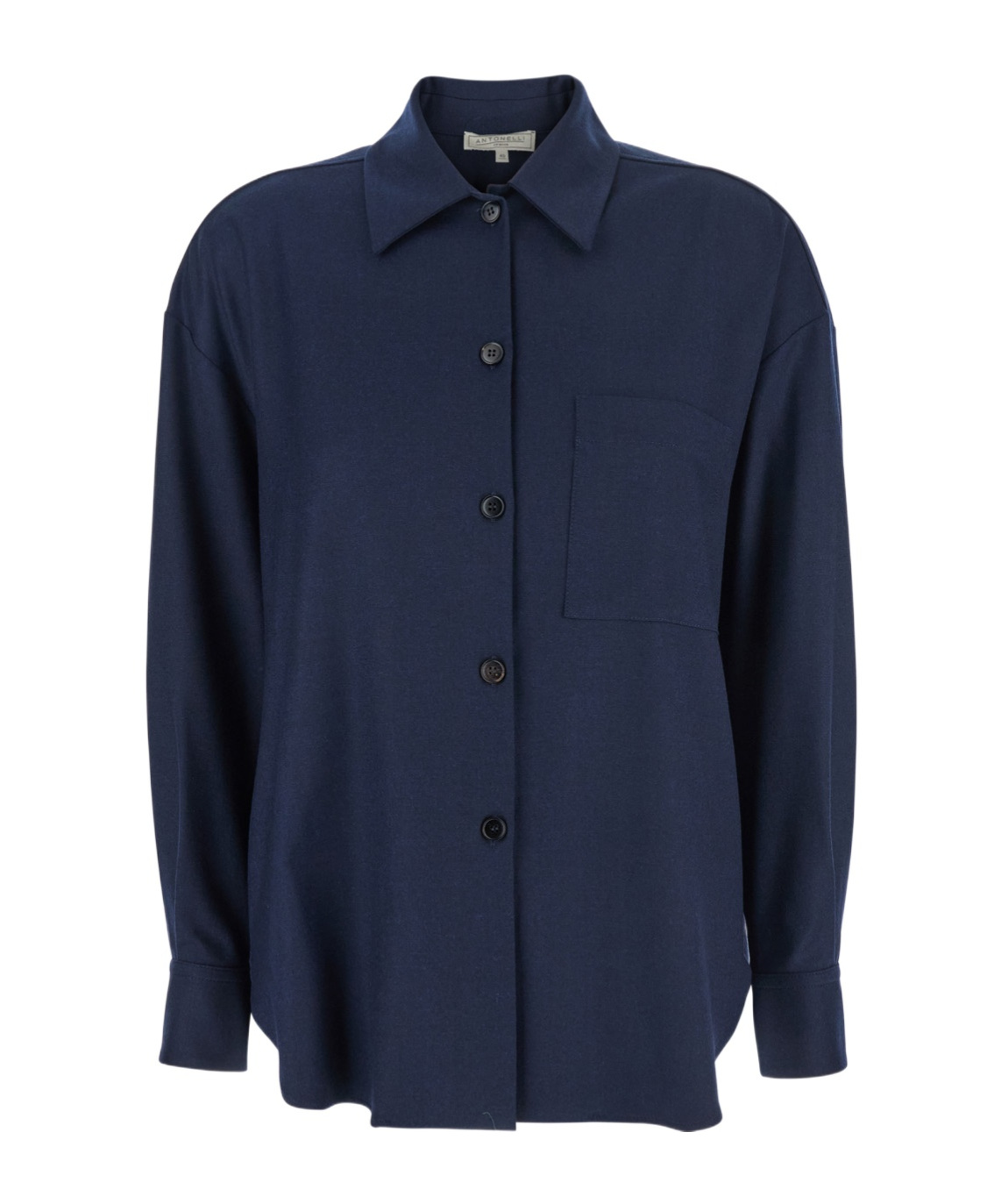 Antonelli Button-up Long Sleeve Shirt In Blue